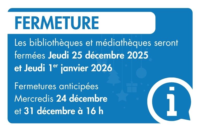 fermetures decembre 25