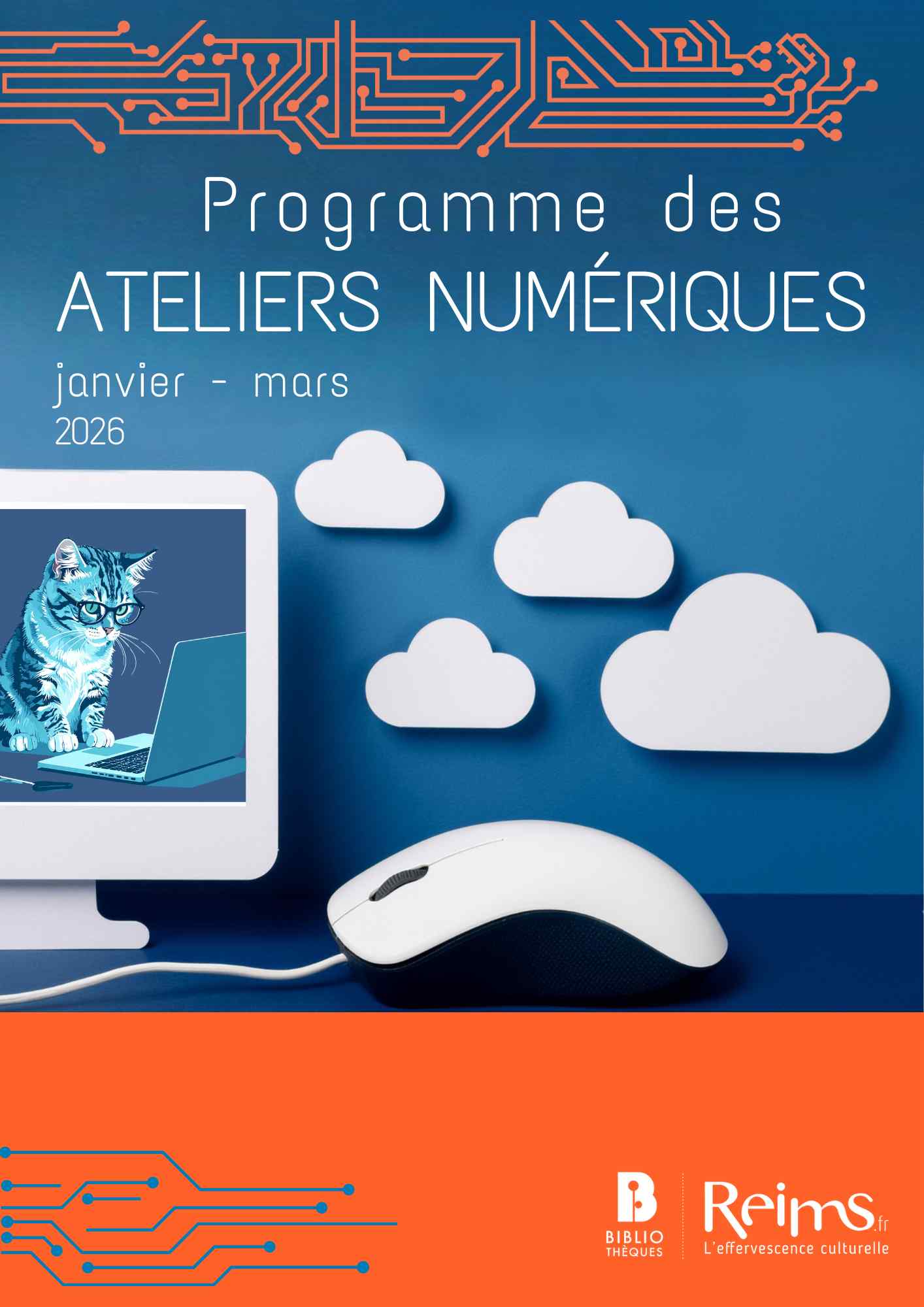 Programme des ateliers numériques 1er trimestre 2026