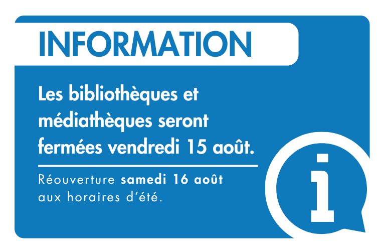 Fermeture vendredi 15 août 2025