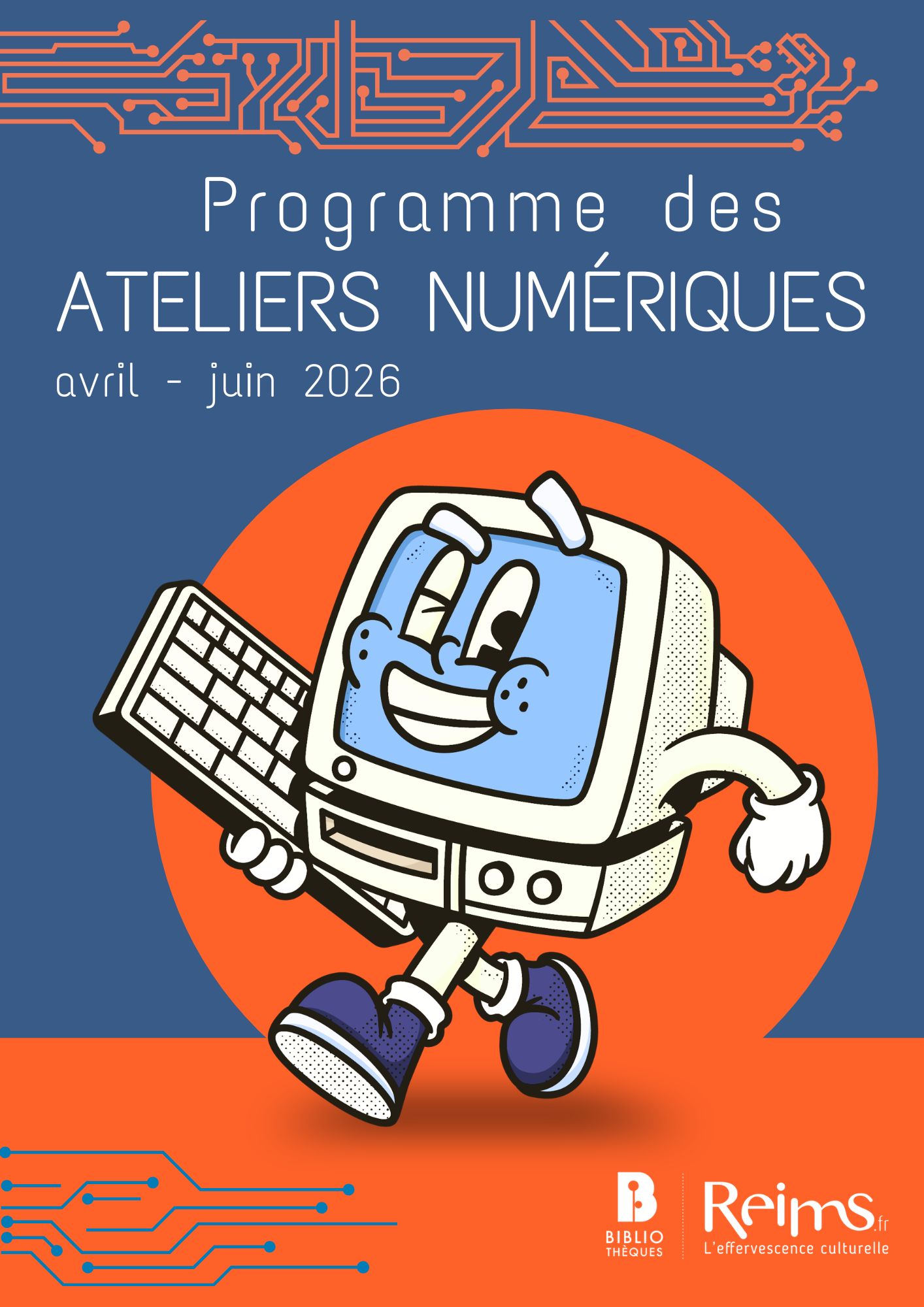 Programme des ateliers numériques 1er trimestre 2026