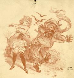 Oeuvres d'artistes / dessinées par Adolphe-Léon Willette | Willette, Adolphe (1857-1926). Artiste