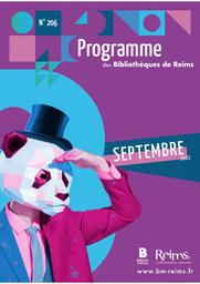 Programme des bibliothèques de Reims. 206, Septembre 2022 | 