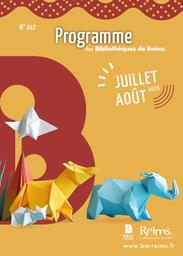 Programme des Bibliothèques de Reims Juillet 2026