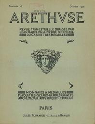 Arethuse : Revue trimestrielle d'art et d'archeologie / publiée sous la direction de Jean Babelon et Pierre d'Espezel | 