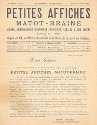 Petites affiches Matot-Braine | 