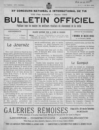 Bulletin Officiel de la Société de Tir de Reims | 