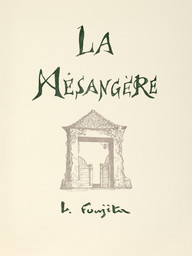 La Mésangère / [Textes présentés par Jean Cocteau] | Cocteau, Jean (1889-1963)