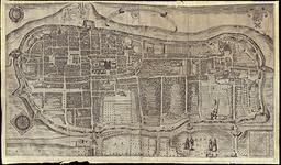 Pourtraict de la ville, cité et université de Reims / Gravé par Hugues Picart d'après le dessin de Jacques Cellier | Cellier, Jacques  (15..-1620?). Artiste