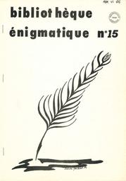 Bibliothèque énigmatique | 