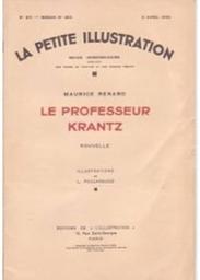 Le Professeur Krantz : Nouvelle / Maurice Renard | Renard, Maurice (1875-1939)