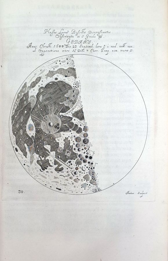 Représentation de la Lune. RESERVE G 78