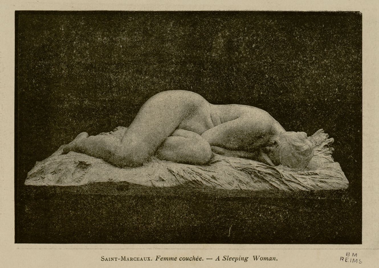 Femme couchée par René de Saint-Marceaux. Saint-Marceaux CLXXXII 11414