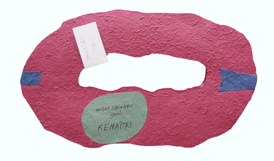 <i>Renaître</i>, texte de Nohad Salameh, illustrations de Youl. 2010. SALAMEH M 40 