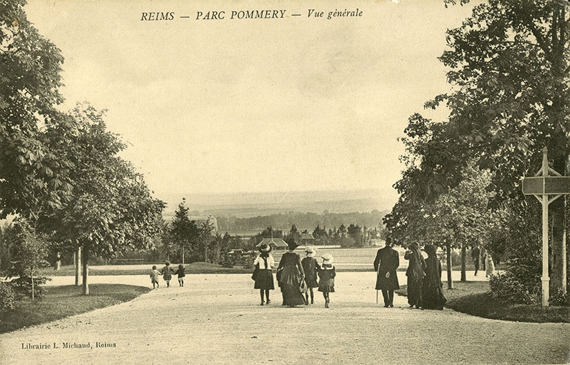 Le parc Pommery - Cartes postales, Fonds Quéreux