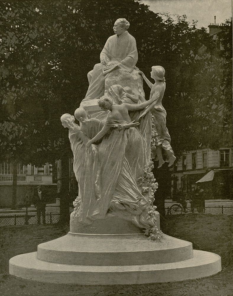 Le monument d'Alexandre Dumas par René de Saint-Marceaux. Saint-Marceaux CLXXXII 11414