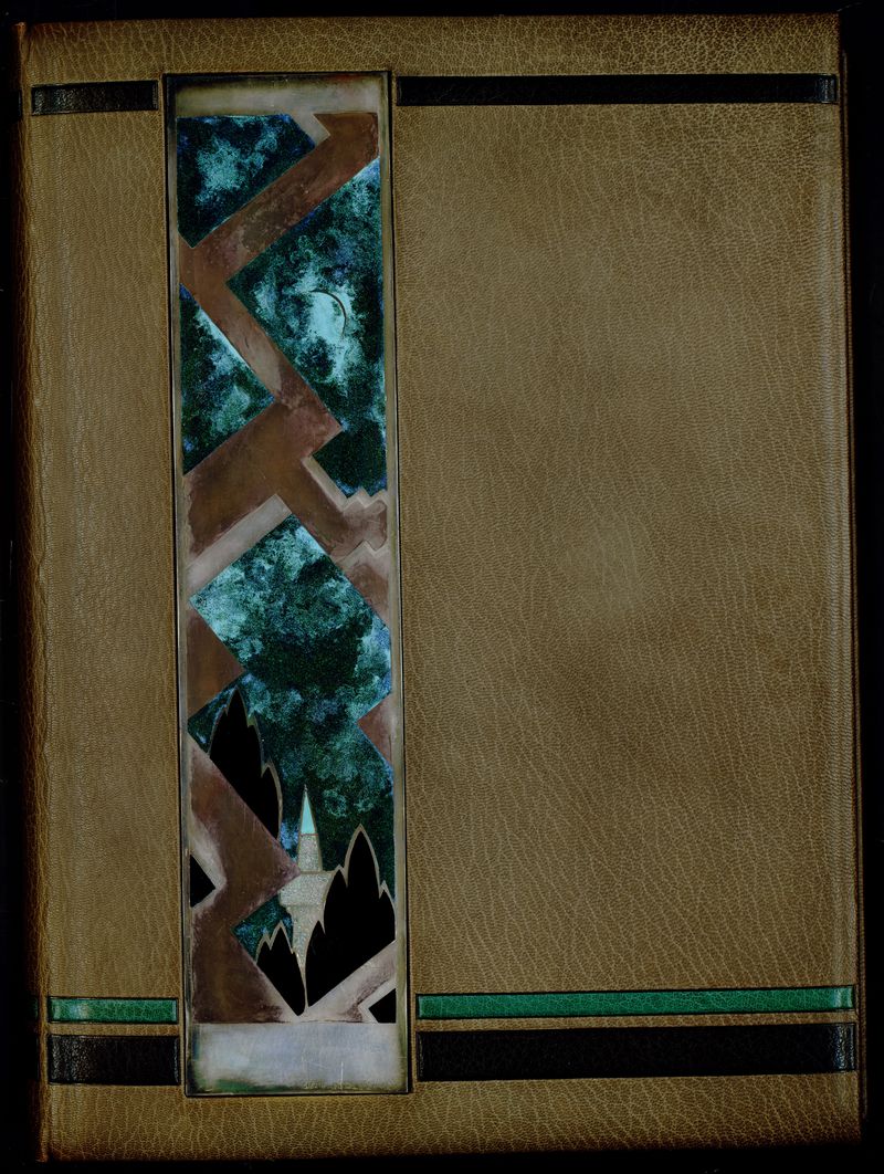 Plaque en émail grand format de Jean Goulden. Salonique. La Macédoine. L'Athos de Jean Goulden et F.-L. Schmied. Réserve Atl 40