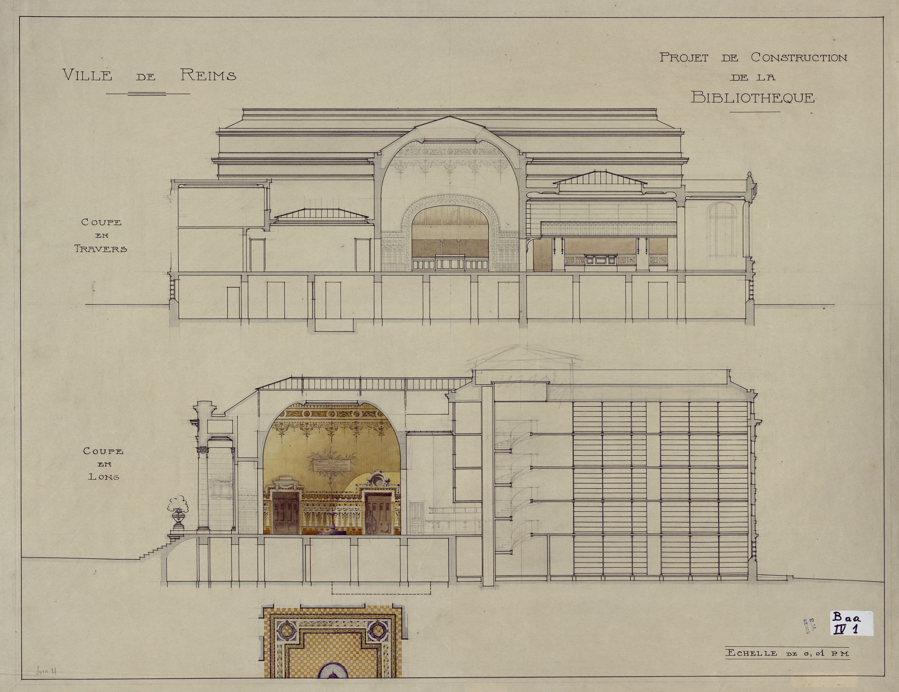 Coupe du bâtiment. BM Reims, Affiche DDAMS 8