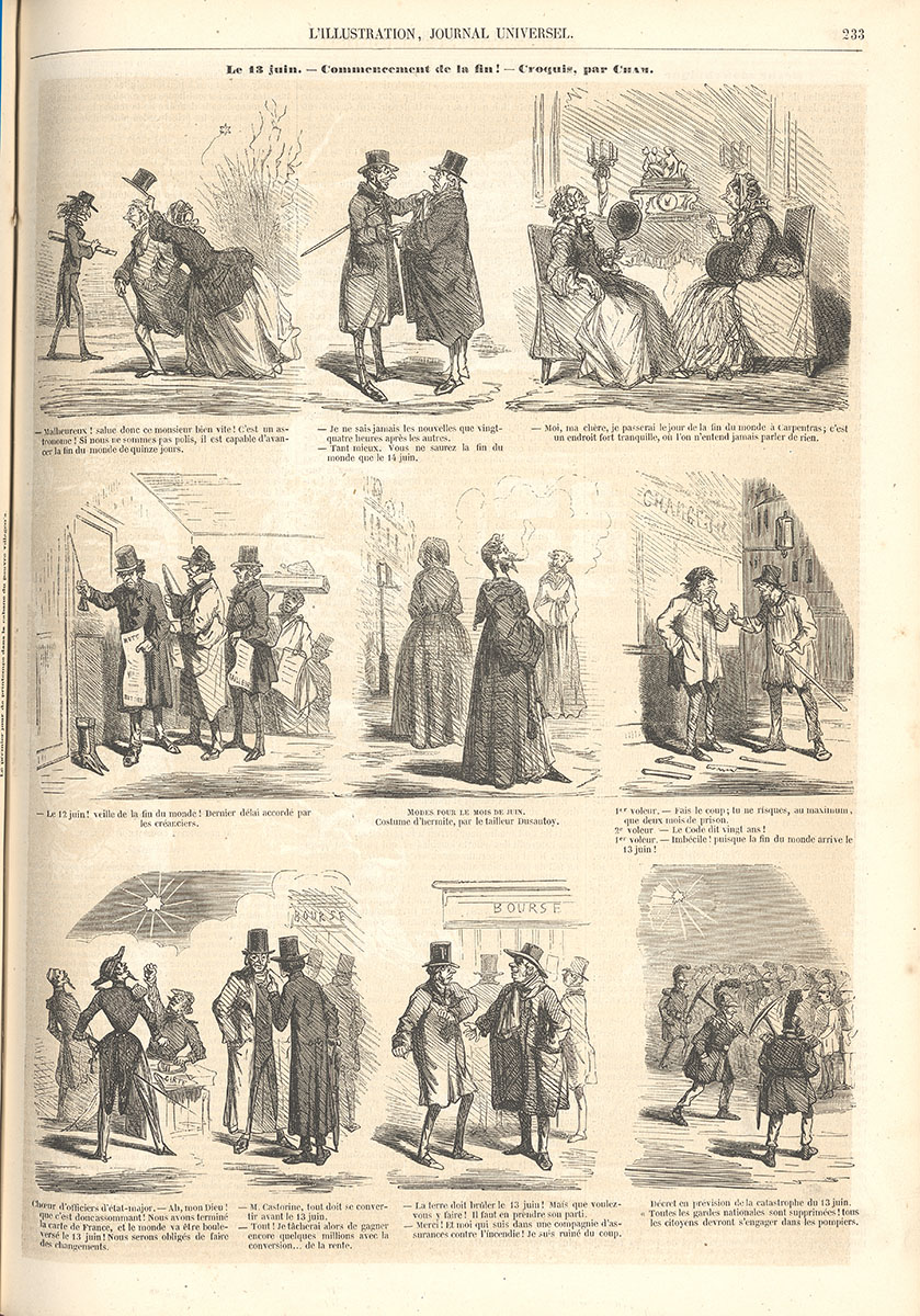 Caricature publiée dans <i>L'Illustration, journal universel</i>, 11 avril 1857 - PER X G 27