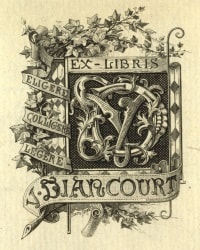 Ex-libris de Diancourt