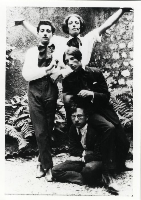 René Daumal, Roger Gilbert-Lecomte, Roger Vaillant et Robert Meyra - BM Reims, Fonds Le Grand Jeu 5.2.1.2