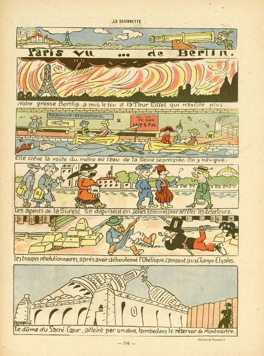 Dessin de Jules Depaquit publié dans La Baïonnette en 1918. BM Reims, PER CH VIII 80 