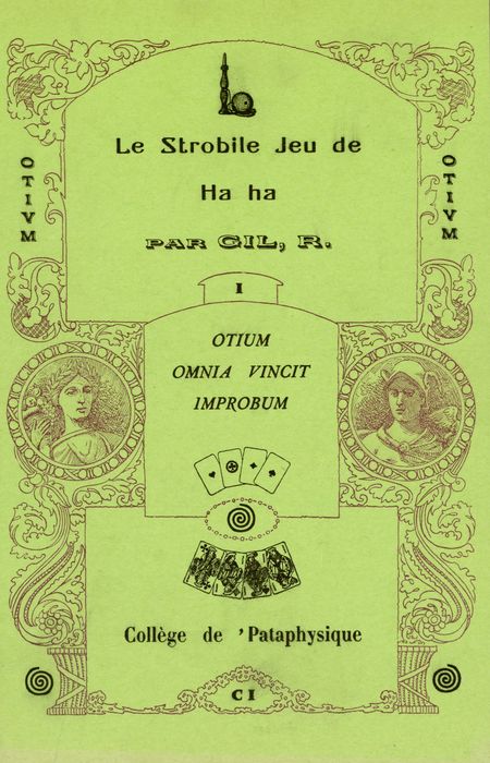 Le Strobile Jeu de Ha ha, 1974  - BM Reims, Fonds Pataphysique Fleury, DA Cymbalum 3