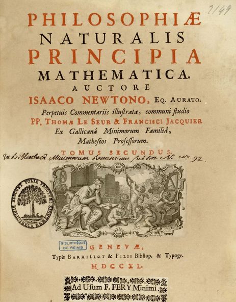 Page de titre Principia