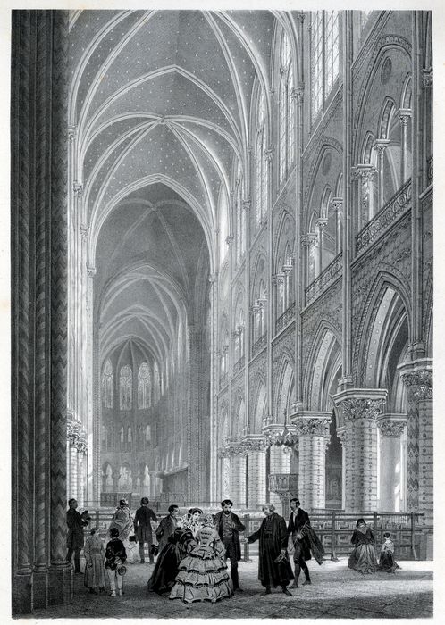 Nef de Notre-Dame de Paris. BM Reims, Demaison Paris IV