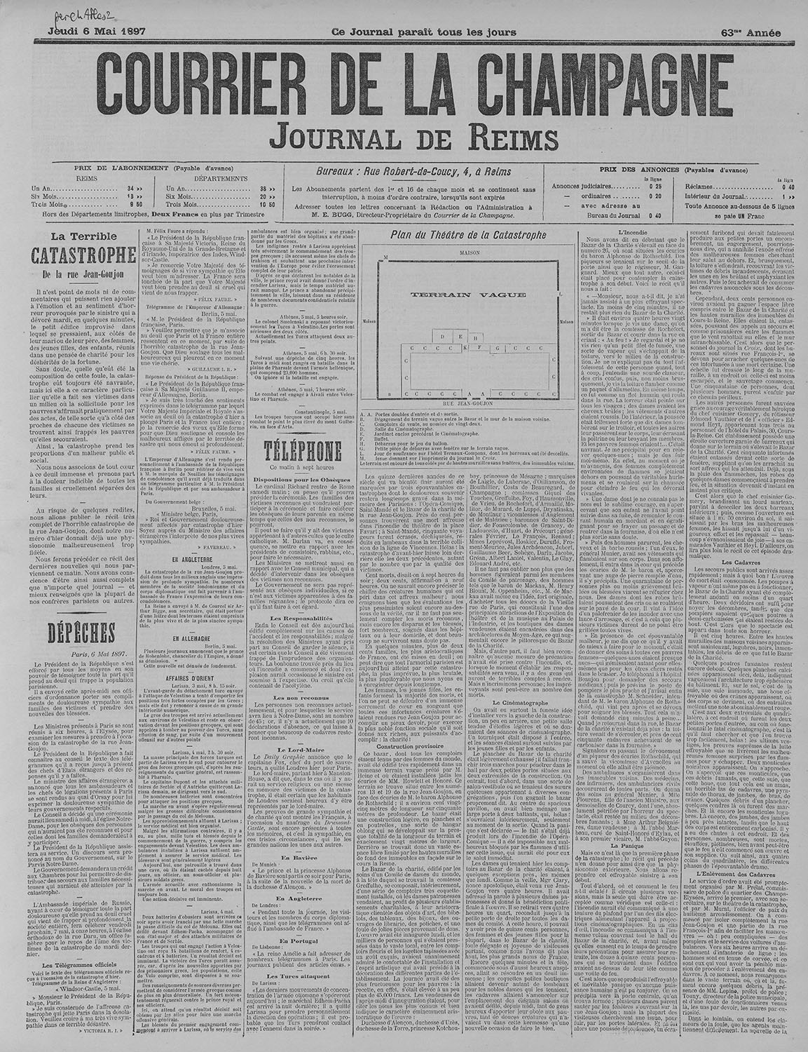 Courrier de la Champagne, 6 mai 1897 - PER CH Atlas 2