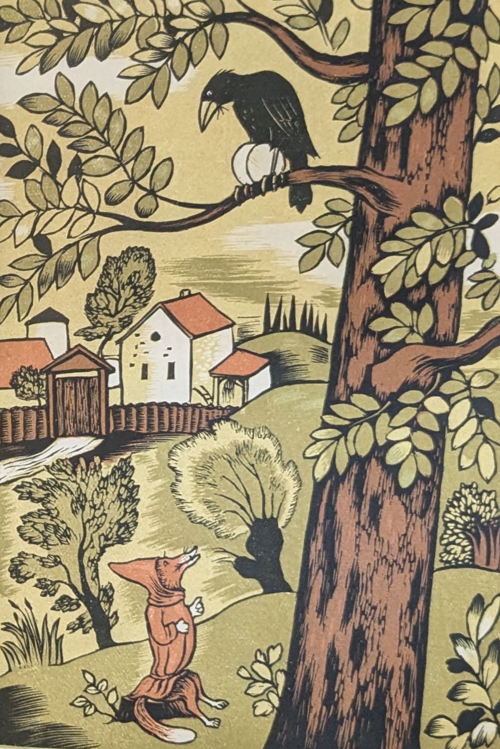 Mai 2025 : <i>Le Roman de Renart</i>, version nouvelle de Paul Tuffrau, gravures sur bois de Lucien Boucher. Réserve reliure MM 14