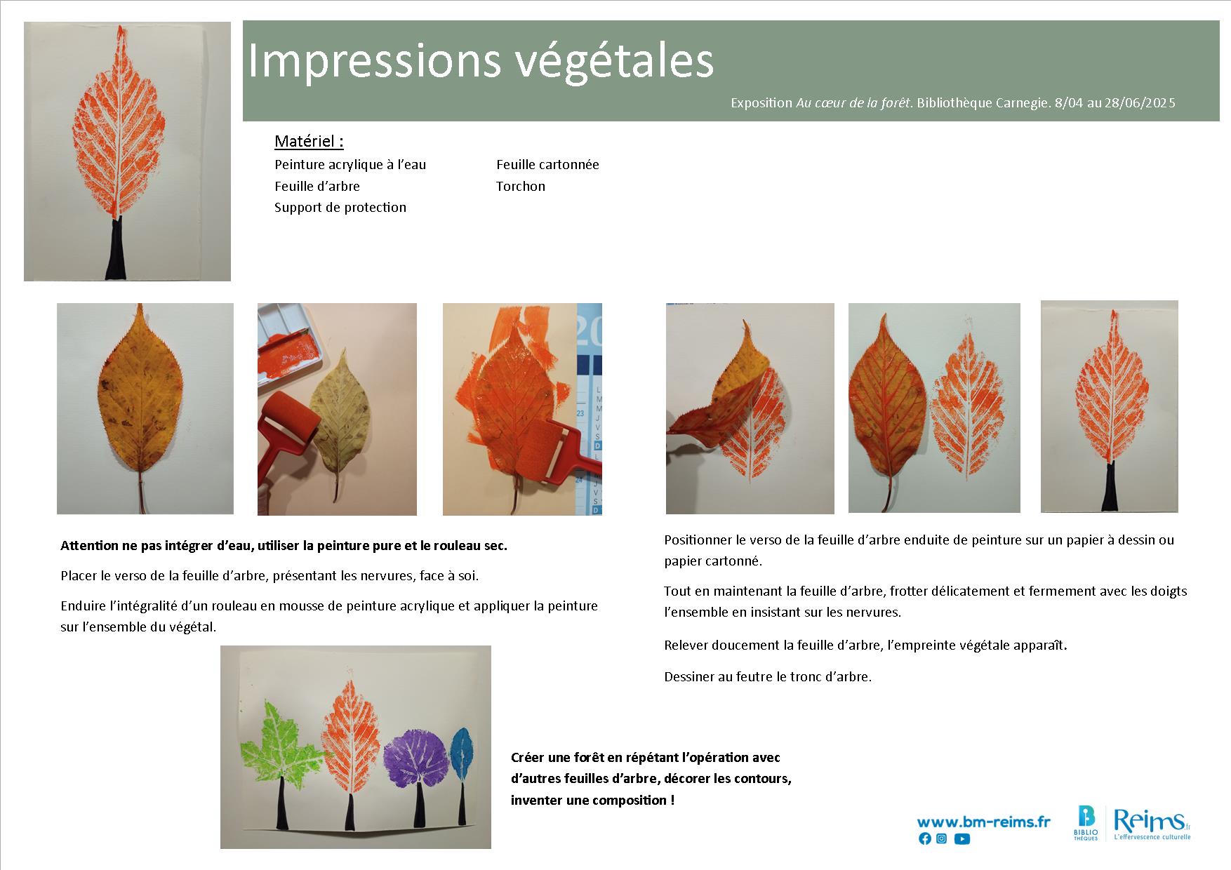 Impressions végétales