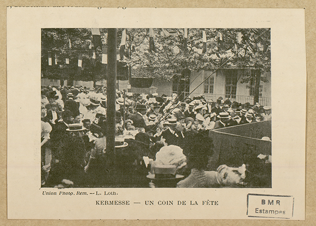 Kermesse, un coin de la fête. BM reims, I III r 7