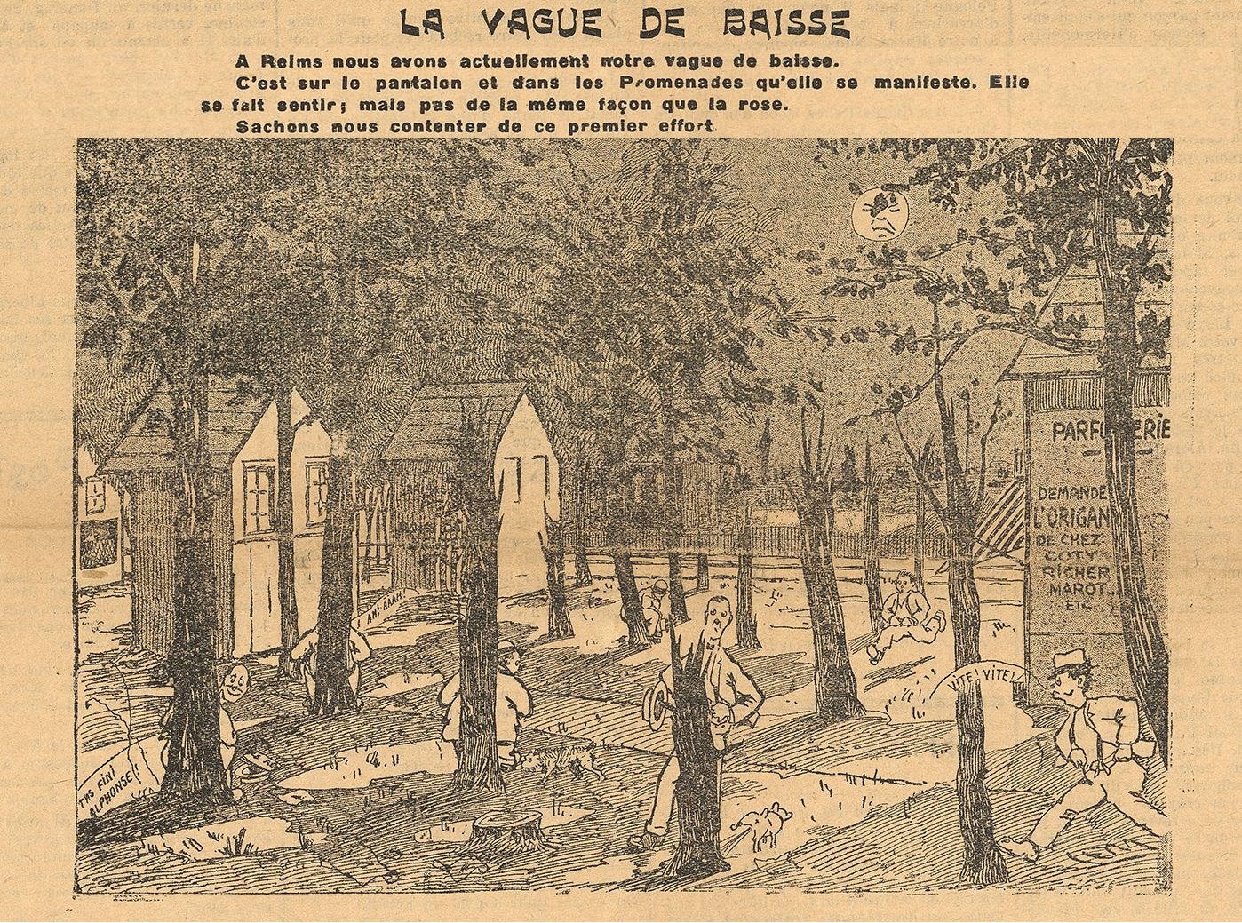 Eté 2022 - La vague de baisse. Le Cri de Reims du 16 au 23 août 1920. BM Reims, PER CH FOL 47