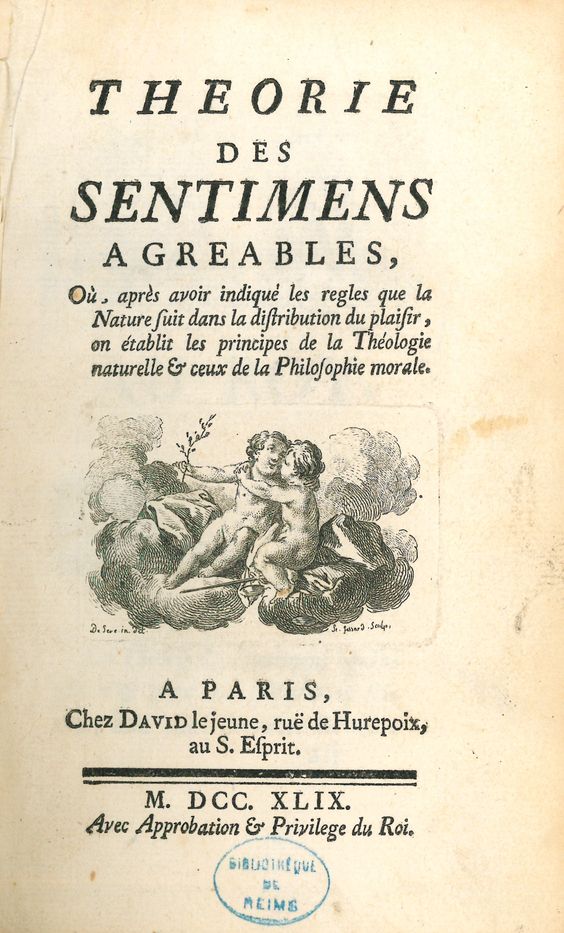 <i>Théorie des sentiments agréables</i>, Levesque de Pouilly. CR II 34 P