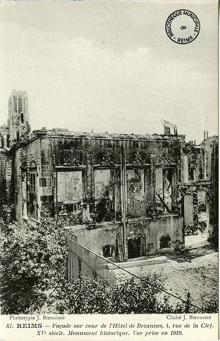 Hôtel Bezannes. BM Reims, Carte postale 56-077