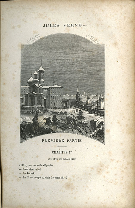 Jules Verne, Michel Strogoff. Hetzel, [1876]. MM 5404