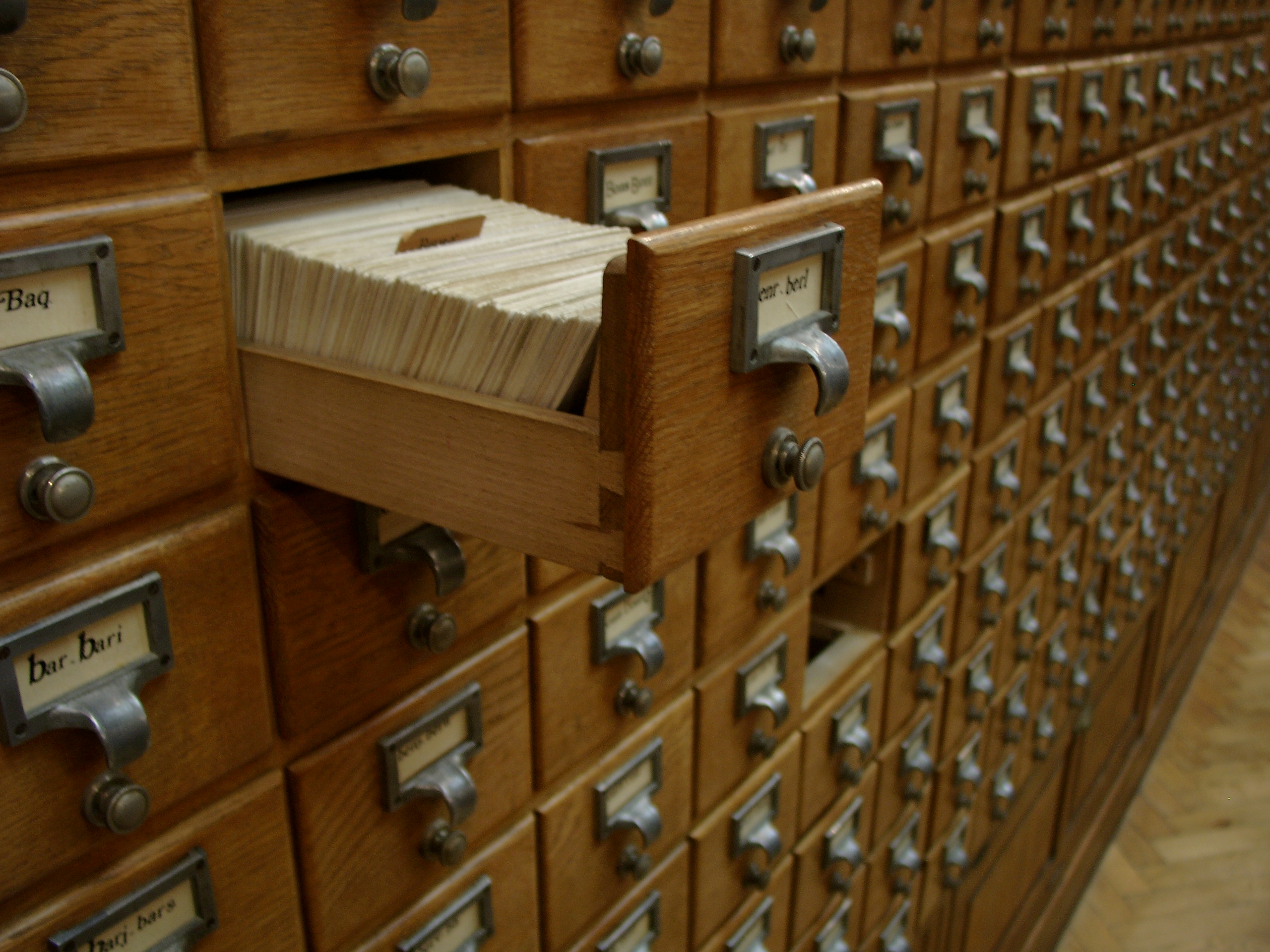 Salle du catalogue