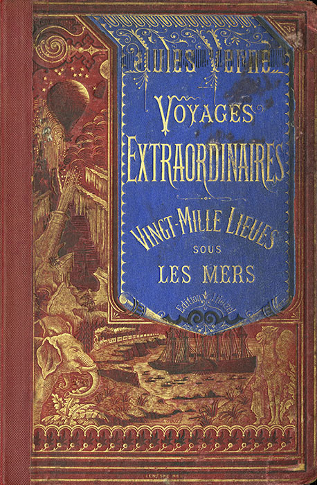 Jules Verne, Vingt mille lieues sous les mers. Hetzel, [sd.]. MM 5405