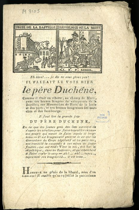 Il fallait voir hier le père Duchêne-Réserve Diancourt M 3105