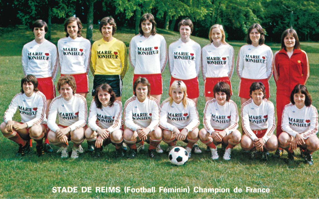 Stade de Reims féminin, 1975-1976 (collection particulière) 